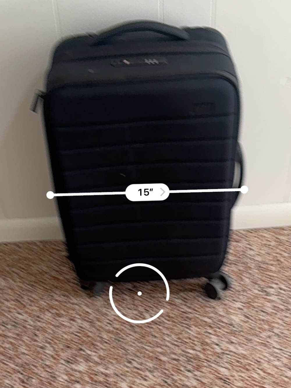 Away Black Softside Carry-On Rolling Spinner Suitcase Luggage - Picture 11 of 15